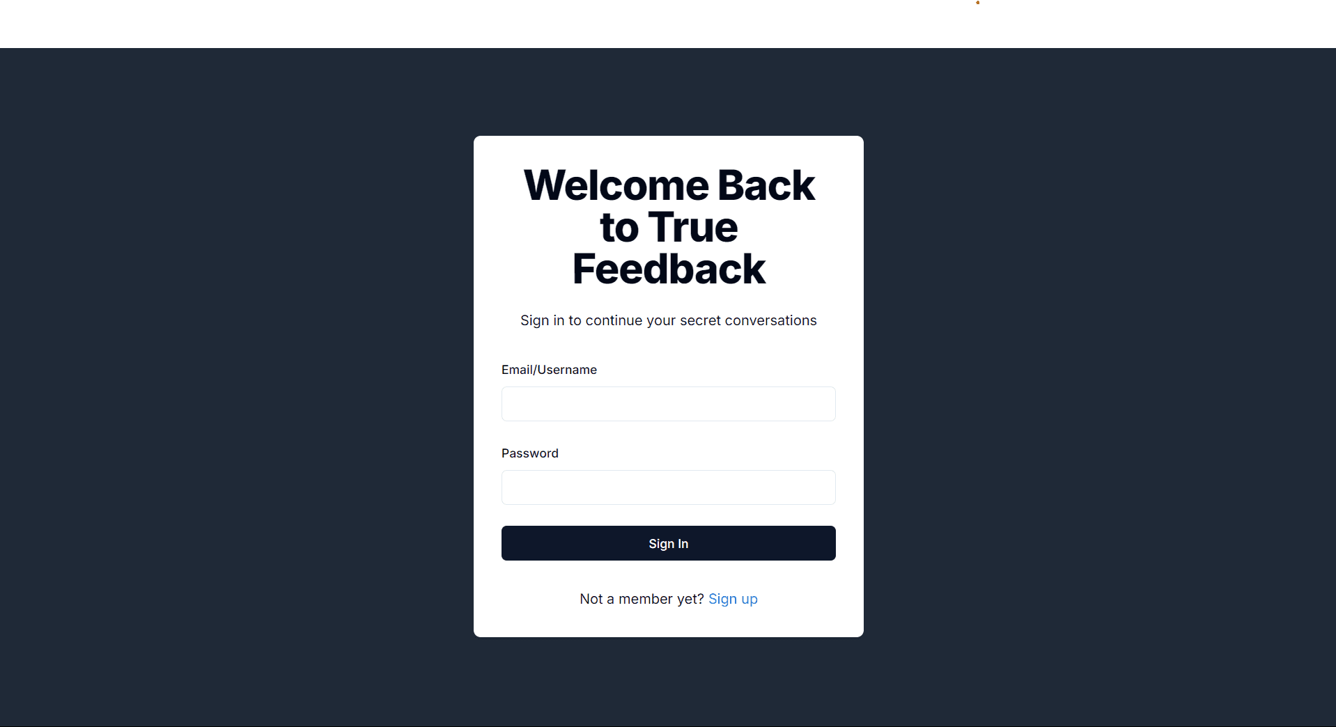 True Feedback